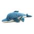 Peluche mamma delfino e il suo bambino blu DE74901 Les Déglingos 3