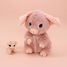 Peluche mamma maiale e il suo bambino rosa DE76020 Les Déglingos 3