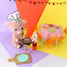 Peluche mamma maiale e il suo bambino rosa DE76020 Les Déglingos 4