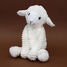 Peluche mamma pecora e il suo bambino bianco DE76060 Les Déglingos 5
