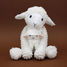 Peluche mamma pecora e il suo bambino bianco DE76060 Les Déglingos 3