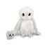 Peluche mamma gufo polare e il suo bambino DE76120 Les Déglingos 1