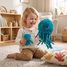 Peluche mamma medusa e il suo bambino blu DE75900 Les Déglingos 2