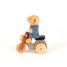 L'orso Alexis sul suo scooter EG511180 Egmont Toys 3
