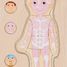 Puzzle del corpo umano, ragazzo GK57361 Goki 4
