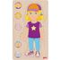 Puzzle del corpo umano, ragazza GK57362 Goki 1