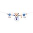 Catenella passeggino orso Steiff blu SE64305 Selecta 7