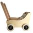 Carrozzina in faggio con tessuto naturale EG700208 Egmont Toys 1