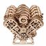 Motore V8 modello meccanico U-70264 Ugears 3