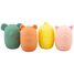 4 giocattoli da bagno in silicone Animali UL7124 Ulysse 6