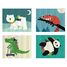 Puzzle 4D Animali V7427 Vilac 10