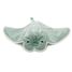 Peluche manta ray mamma e baby mint DE74400 Les Déglingos 3