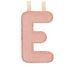 Lettera E rosa fosforescente LL83865 Lilliputiens 1