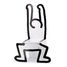 Chaise Keith Haring Blanche V9220 Vilac 4