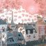 Cielo rosa in inverno di Delacroix A1035-750 Puzzle Michèle Wilson 3