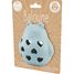 Sonaglio a forma di orso in silicone blu UL7140 Ulysse 5