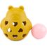 Sonaglio a forma di orso in silicone giallo UL7141 Ulysse 2