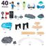 Set trenino Stazione spaziale BR36155 Brio 13
