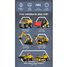 Autocarro con cassone ribaltabile 372 pezzi C65001W CaDA 7