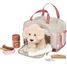 Cane con borsa e set per la cura rosa LE12838 Small Foot company 2