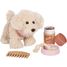 Cane con borsa e set per la cura rosa LE12838 Small Foot company 5