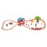 Set trenino stazione dei pompieri BJT037 Bigjigs Toys 1