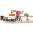 Pista con locomotiva a batteria e gru HA-E3731 Hape Toys 3