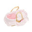 Culla 28 cm con imbottitura rosa PE800106 Petitcollin 1