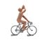 Figurina ciclista con barattolo da dipingere FR- avec bidon non peint Fonderie Roger 1