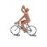 Figurina ciclista con barattolo da dipingere FR- avec bidon non peint Fonderie Roger 3