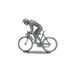 Figurina ciclista P scalatore da dipingere FR-P Grimpeur Non peint Fonderie Roger 3
