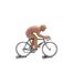 Ciclista figura D Rullo sprinter Non verniciato FR-D rouleur Sprinteur non peint Fonderie Roger 1