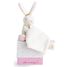 Coniglio Pantin Peluche con fiori DC3513 Doudou et Compagnie 1