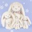 Peluche Coniglio Fleurette bianco 35 cm DC4301 Doudou et Compagnie 8