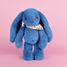 Peluche Coniglio Fleurette blu 35 cm DC4304 Doudou et Compagnie 8