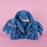 Peluche Coniglio Fleurette blu 35 cm DC4304 Doudou et Compagnie 10