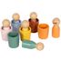 Gioco di smistamento Montessori con bicchieri e figure LE12813 Small Foot company 1