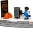 Circuito ferroviario Esplorazione Spaziale BR36153 Brio 7