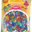 Sacchetto di 1000 perline di plastica Midi paillettes HAMA-207-54 Hama 2