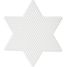 Piatto stella grande bianco con perline di plastica Midi HAMA-269 Hama 2