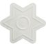 Piatto piccola stella bianca perle di plastica Midi HAMA-270 Hama 3
