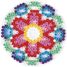 Piatto tondo piccola Perle di plastica midi bianca HAMA-316 Hama 2