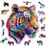 Puzzle in legno Tigre colorata 150 pz WC-HE-0169-M Wooden City 1
