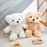 Orso coccolone in peluche avorio 21 cm HO2533 Histoire d'Ours 6