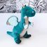 Drago di smeraldo peluche 40 cm HO2965 Histoire d'Ours 2