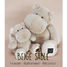 Hip Chic peluche ippopotamo beige 25 cm HO3093 Histoire d'Ours 2