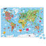 Puzzle gigante Mappa del mondo 300 pezzi J02656 Janod 3