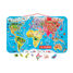 Puzzle magnetico della mappa del mondo J05500 Janod 1