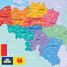 Mappa puzzle del Belgio K83-24 Puzzle Michèle Wilson 2