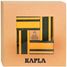 Cofanetto di 40 tavole verdi e gialle con libro KAJLJP23-4358 Kapla 2